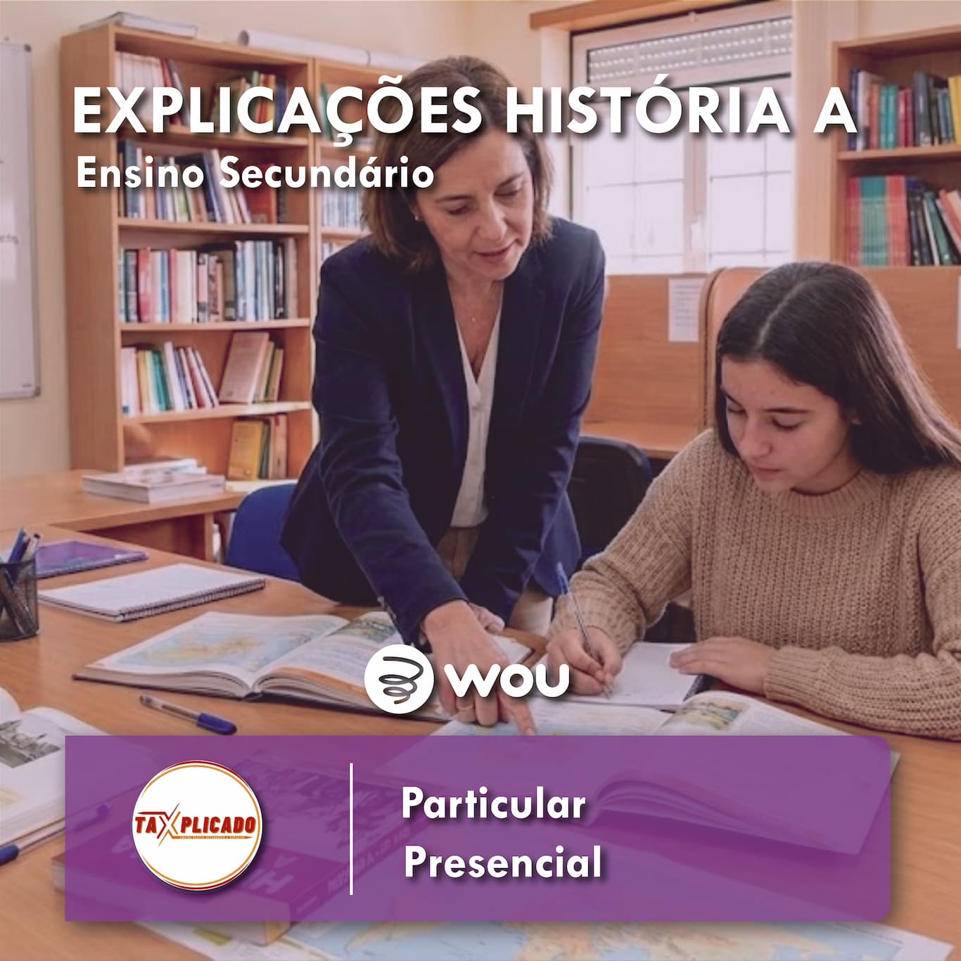 Explicações Individuais de História A para Ensino Secundário em Massarelos (Porto)