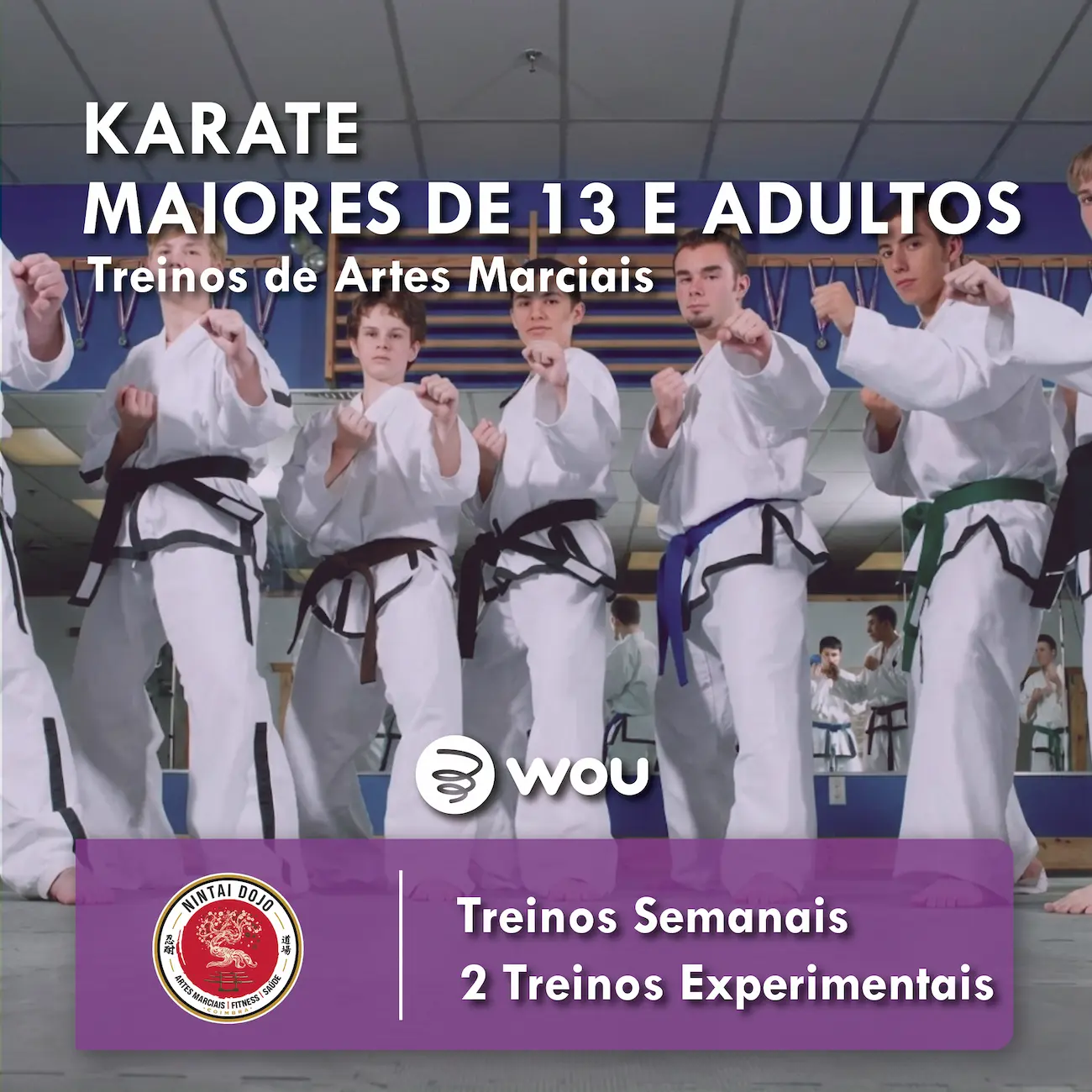 Karate Teenagers and Adults in São Martinho do Bispo (Coimbra)
