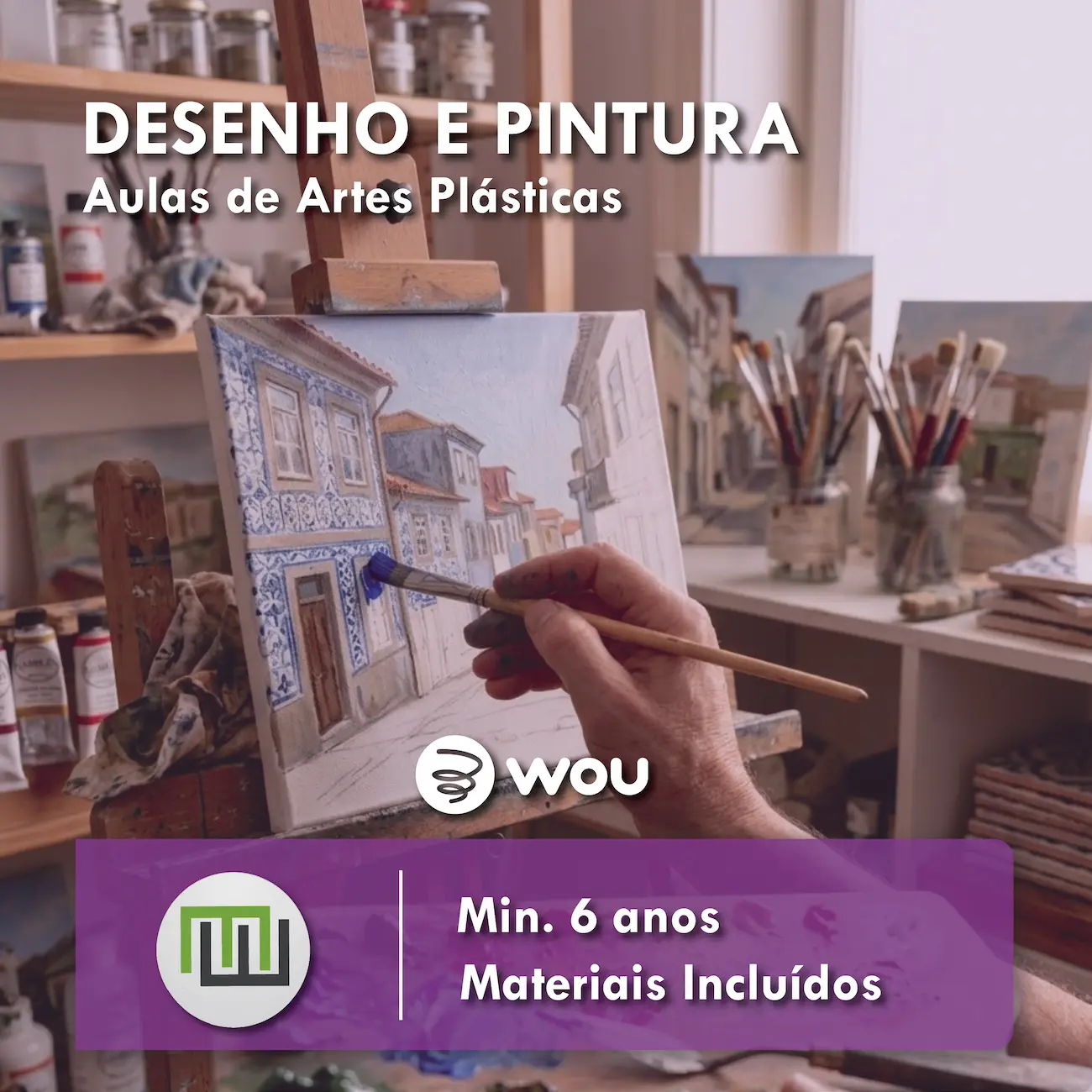 Aulas de Desenho e Pintura em Abrantes