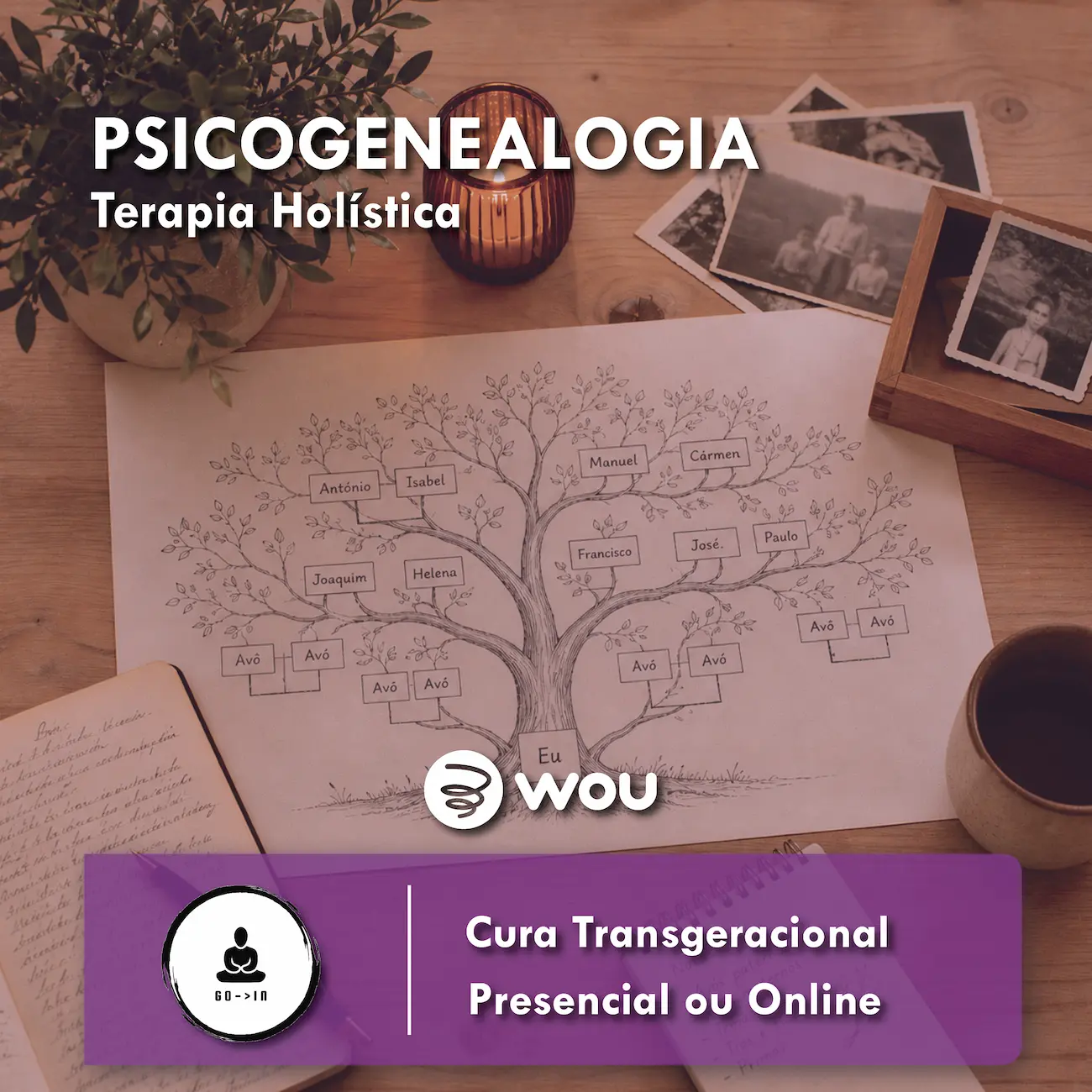 Consulta de Psicogenealogia em Gondomar